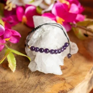 Amethist Edelsteen Verstelbare Armband